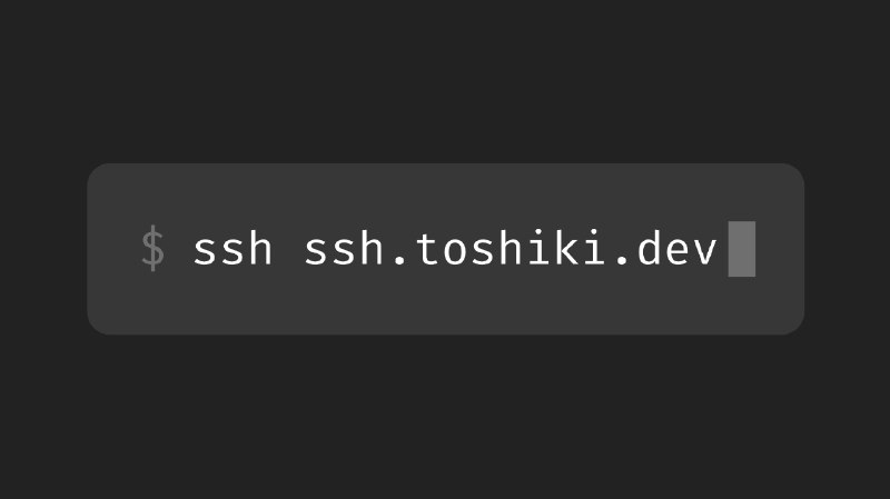 Toshiki's Termfolio